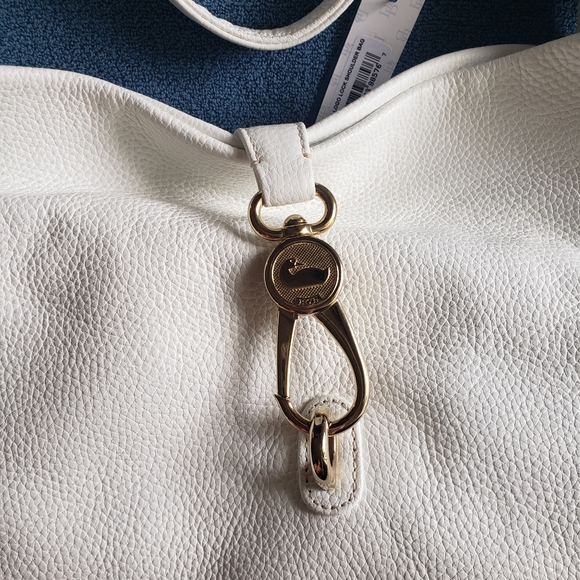 NWT Dooney and Bourke Pebble Grain Logo Lock Bag and Wallet - Picture 6 of 12